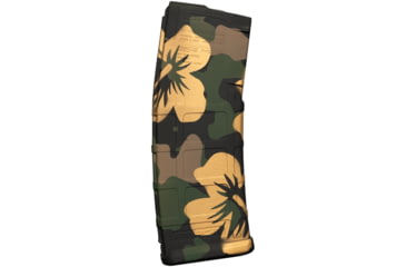 Image of Weapon Works PMAG GEN M2 MOE 30 Round AR/ M4 Aloha Woodland Rifle Magazine, 1 Pack, Polymer, 228056-30RD