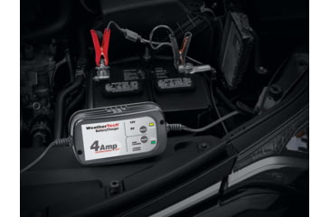 Image of WeatherTech Battery Charger, Black, 8BCHR4
