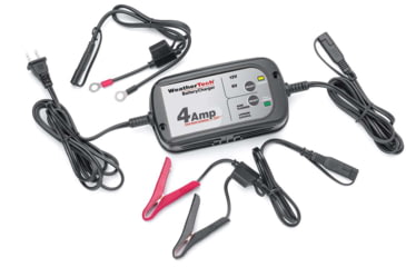 Image of WeatherTech Battery Charger, Black, 8BCHR4