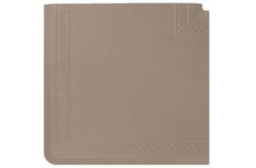 Image of WeatherTech Comfort Mat Connect, Bordered, 1 Piece, 25x25in, Tan, 8ACONC1HCT