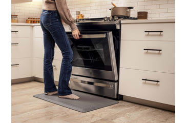 Image of WeatherTech Comfort Mat, Woven, Grey, 81AF23BWGS