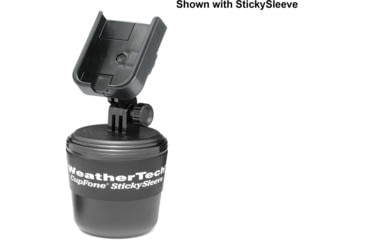 Image of WeatherTech CupFone StickeySleeve, Black, 84CF22SS
