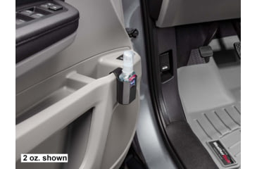 Image of WeatherTech Door Pocket Sanitizer Holder, 2oz, Black, 8ADPH2OZ
