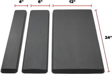 Image of WeatherTech Garage Wall Protector, Black, 6in x 24in, 81GWP02