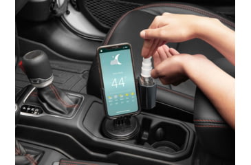 Image of WeatherTech Hand Sanitizer Holder, Black, 8ACFSH