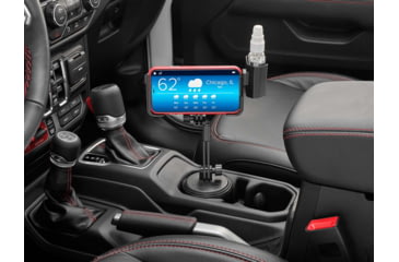 Image of WeatherTech Hand Sanitizer Holder - Two View, Black, 8ACFSHTV