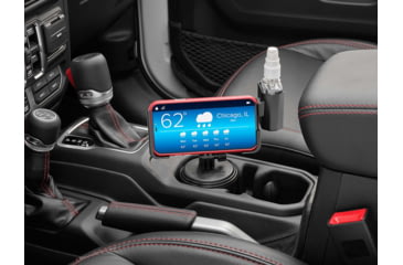 Image of WeatherTech Hand Sanitizer Holder - Two View, Black, 8ACFSHTV