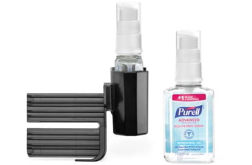 Image of WeatherTech Hand Sanitizer Holder - Two View, Black, 8ACFSHTV