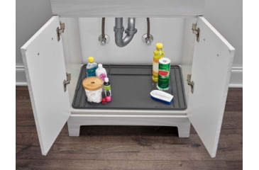 Image of WeatherTech SinkMat Bathroom Vanity, Black, USM02BXBK