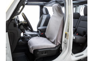 Image of WeatherTech Terry Cloth Seat Cover, Grey, SPB004TCL