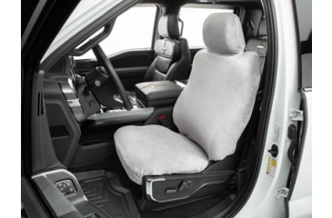 Image of WeatherTech Terry Cloth Seat Cover, Grey, SPB004TCL