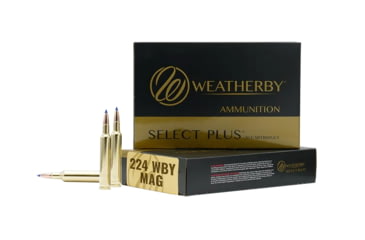 Image of Weatherby 224Wthby Mag 37gr Hammer Custom 20 Per Box/10 Case, M22437HCB
