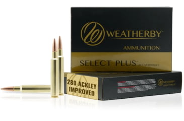 Image of Weatherby 280 Ackley, 168 Grain, Classic Hybrid, Rifle Ammo, 20 Rounds, R280A168CHH-20RD