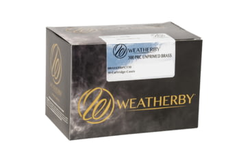 Image of Weatherby BRASS300PCT50 Unprimed Cases 300 PRC Rifle Brass 50 Per Box