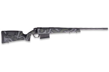 Image of Weatherby 307 Range XP2 Bolt Action Rifle, .280 Remington Ackley Improved, 24in Helical Barrel, 1-9, Synthetic Multi-Color Stock, Cerakote Black, 3WRX2280AR6B-FRRMPG