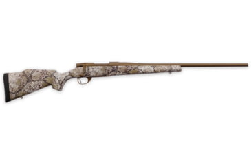 Image of Weatherby Vanguard Badlands Bolt Action Rifle, 7mm Remington Magnum, 24in Threaded Barrel, 1-9.5, Synthetic Camoflage Stock, Bronze, 3Rd, VAP7MMRR4T-FRRMPG