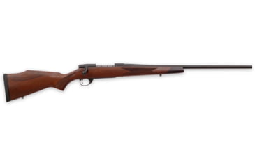 Image of Weatherby Vanguard Sporter Bolt Action Rifle, .300 Weatherby Magnum, 24in Threaded Barrel, 1-10, Walnut Wood Stock, Blued , 3Rd, VDT300WR4T-FRRMPG