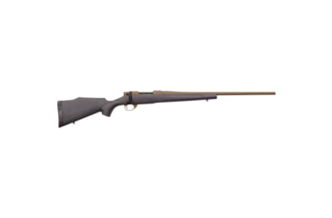 Image of Weatherby Vanguard Weathrguard Bolt Action Rifle, .300 Winchester Magnum, 24 inch Barrel, 1-10 Twist, Synthetic, Black, 3 Round Capacity, Black, VWB300NR4T