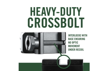 Image of Weaver 1in Four Hole Skeleton Rifle Scope Rings, X-High, Matte Black 48362