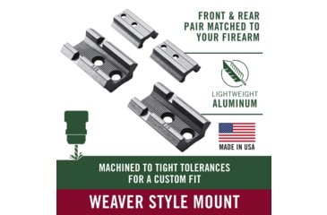 Image of Weaver Browning AB3 8-40 Base Pair, Matte, Blister, 48481