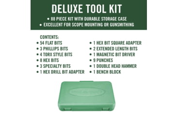 Image of Weaver Deluxe Gunsmith Tool Kit - Advanced with 88 Pieces - 849719