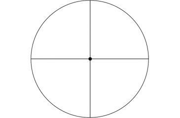 Image of Weaver Fine Crosshair w/ 1/4 MOA Dot Reticle