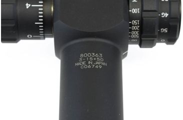 Image of Weaver Tactical Rifle Scope 30mm Tube 3-15x 50mm 1/10 Mil Adjustments Side Focus First Focal Illuminated Enhanced Mil-Dot Reticle Matte 800363