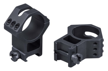 Image of Weaver Tactical Rifle Scope 6-Hole Picatinny Rings, 34 mm Tube, 2x High, Gloss, Black, 99686