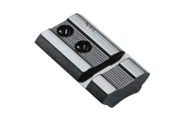 Image of Weaver Top Mount Aluminum Base, 2 Piece Gloss Black for Winchester 94 Angled Eject, Front, 48094