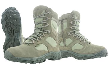 Image of Wellco S481 X-4orce Composite Toe Side Zip Sage Boots Size - 13.0, Width - Wide