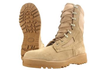 Image of Wellco T161 Steel Toe Hot Weather Tan Boots Size - 4.0, Width - Wide