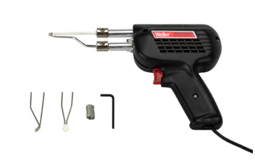 Image of Weller Professional Soldering Gun Kit w/Three Tips and Solder in Carrying Case, 260-Watt/200W, D550PK