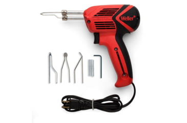 Image of Weller Universal Soldering Gun Kit w/6 Second Heat Up Time and LED Lighting, 120V Dual Heat 140/100W, 9400PKS