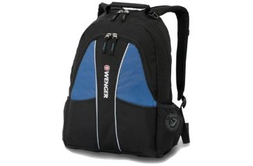 Image of Wenger Bern 18in Backpack, Black/Blue 12603