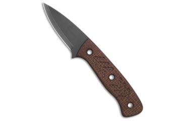 Image of Wenger Blades Wenger Blades Companion Fixed Blade Knife Brown Burlap Micarta 2.75&quot; Black, Brown, CPM MagnaCut, adult, BHQ-218114