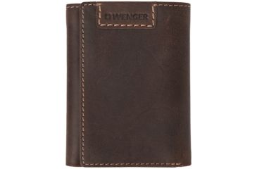 Image of Wenger Interlaken Leather Trifold Wallet, Brown 12469
