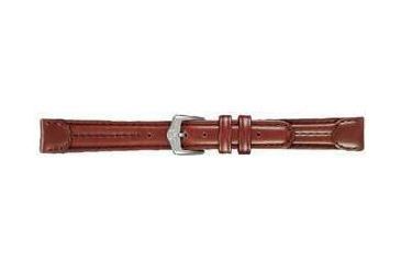 Image of Wenger Leather Watchband Strap, Men's, 19mm, Brown, Non-Padded 91120