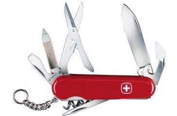 Image of Wenger Traveler Swiss Army Pocket Knives, Traveler Colors Wenger Red Swiss Army Pocket Knife Traveler