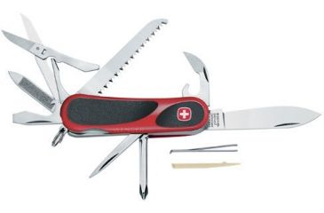 Image of Wenger Swiss Army Knife EvoGrip 18 - Red &amp; Black 16814