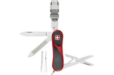 Image of Wenger EvoGrip Clipper - Red &amp; Black 16804