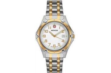Image of Wenger 73116 Mens w/ White Dial