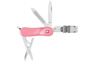 Image of Wenger Pocket Knife Swiss Army Clippers, Pastel Pink - 16970