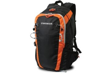 Image of Wenger Verbier 17in Backpack, Black/orange 12656