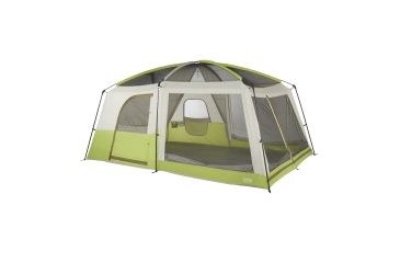 Image of Wenzel Eldorado 10 Person Tent, Lime Green, Gray, 10 Person, 7363217