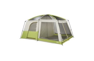 Image of Wenzel Eldorado 8 Person Tent, Lime Green, Gray, 8 Person, 7363317
