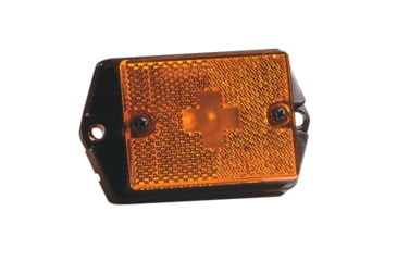 Image of Wesbar Clearance/Side Marker Lights With Reflex Lens - Ear Mount, Amber, 203131