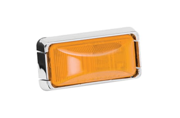 Image of Wesbar Side Marker Light Kit With Chrome Housing, Amber, 203294