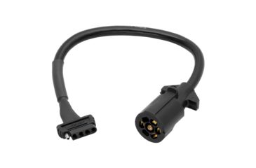 Image of Wesbar Vehicle/Trailer Adapter - 7-Way Blade to 5-Way Flat - 18" Wire 35121