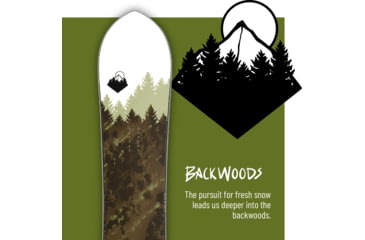 Image of Weston Backwoods Snowboard, Green, 152, 22.006.005.152V0