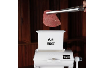 Image of Weston Products 2-in-1 Jerky Slicer &amp; Cuber/Tenderizer, Realtree Edge, Camo/White, 07-3701-RE